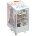  - Реле интерфейсное ORM-1 4C 220В AC с LED и тест. кнопкой ONI ORM-1-4C-AC220V-L-B