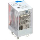  - Реле интерфейсное ORM-1 4C 24В DC с LED и тест. кнопкой ONI ORM-1-4C-DC24V-L-B