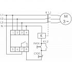  - Реле контроля наличия; асимметрии и чередования фаз CKF-B (монтаж на DIN-рейке 35мм; задержка отключения 3-5с; 3х400/230В+N 2А 1Z) F&F EA04.002.002