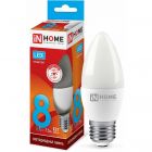  - Лампа светодиодная LED-СВЕЧА-VC 8Вт 230В E27 4000К 720лм IN HOME 4690612020457