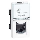 Legrand Mosaic Розетка RJ45 FTP кат.5Е 1мод. бел. (076552)