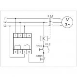 Реле контроля фаз для сетей с изолированной нейтралью CKF-11 (монтаж на DIN-рейке 35мм; регулировка задержки отключения; контроль чередования фаз; 3х400В 8А 1Z 1R IP20)(аналог ЕЛ-11Е) F&F EA04.004.003