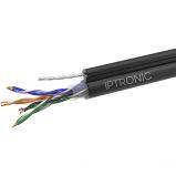 IPTRONIC IPT-H-UTP 5e 4x2xAWG24 Cu PE Out. T-FG8 (трос) 305м